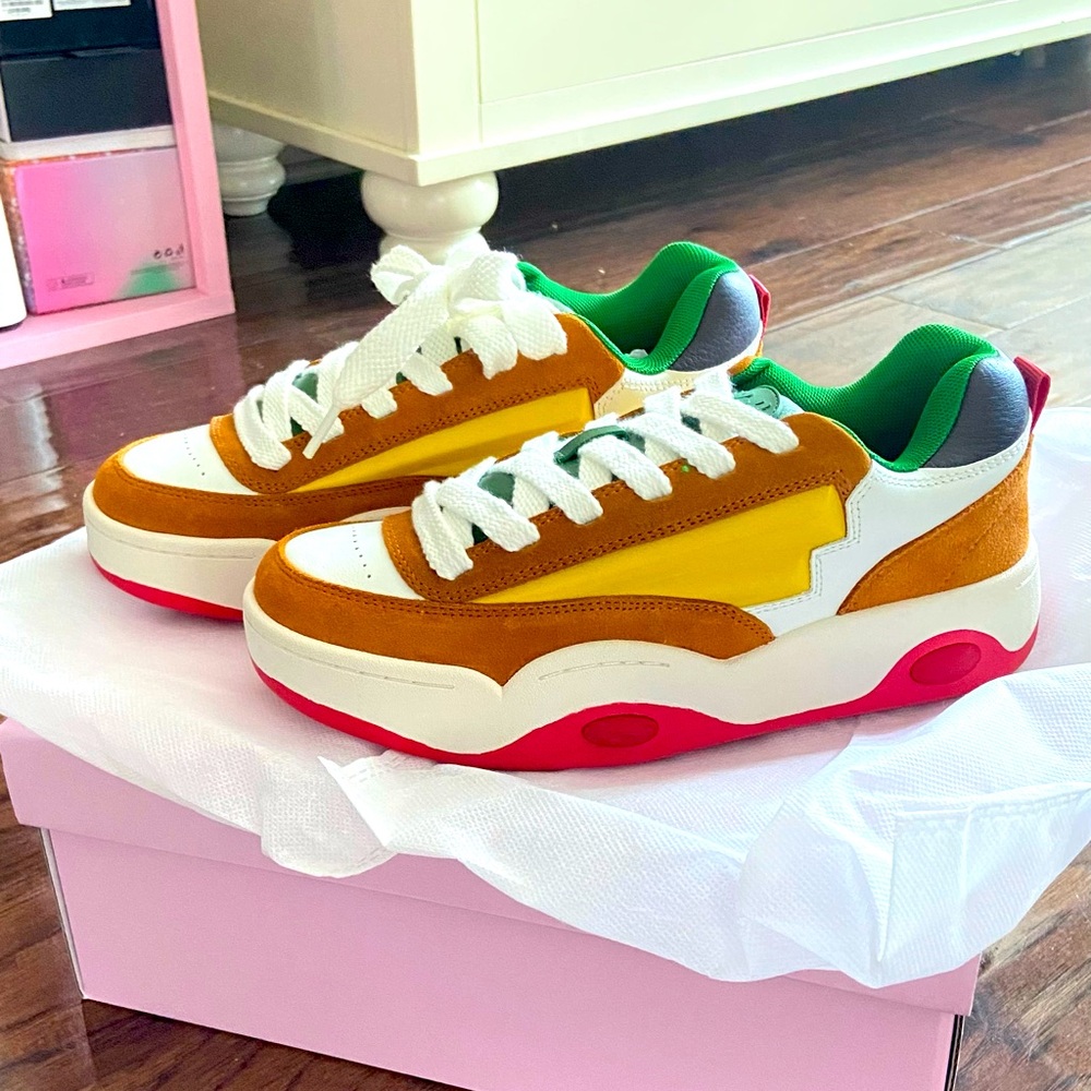NWT Vandy The Pink Proboard Skate Burger Sneaker US 6